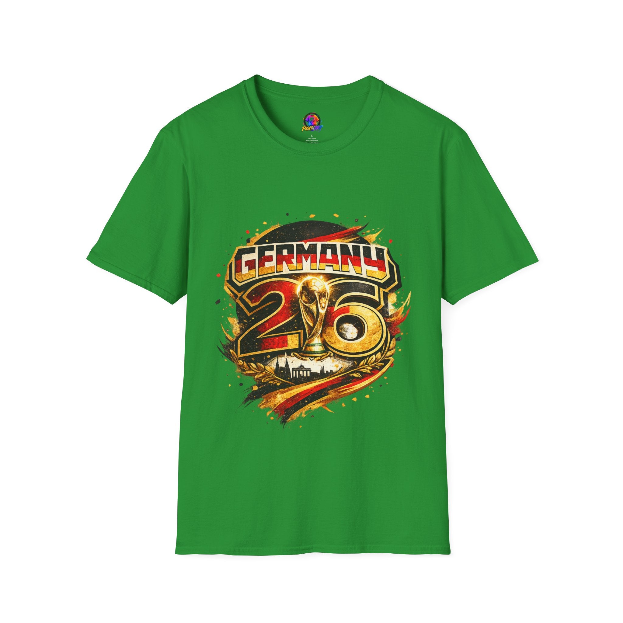 Germany 26 Skull Graphic T‑Shirt — Retro Soccer Fan Tee