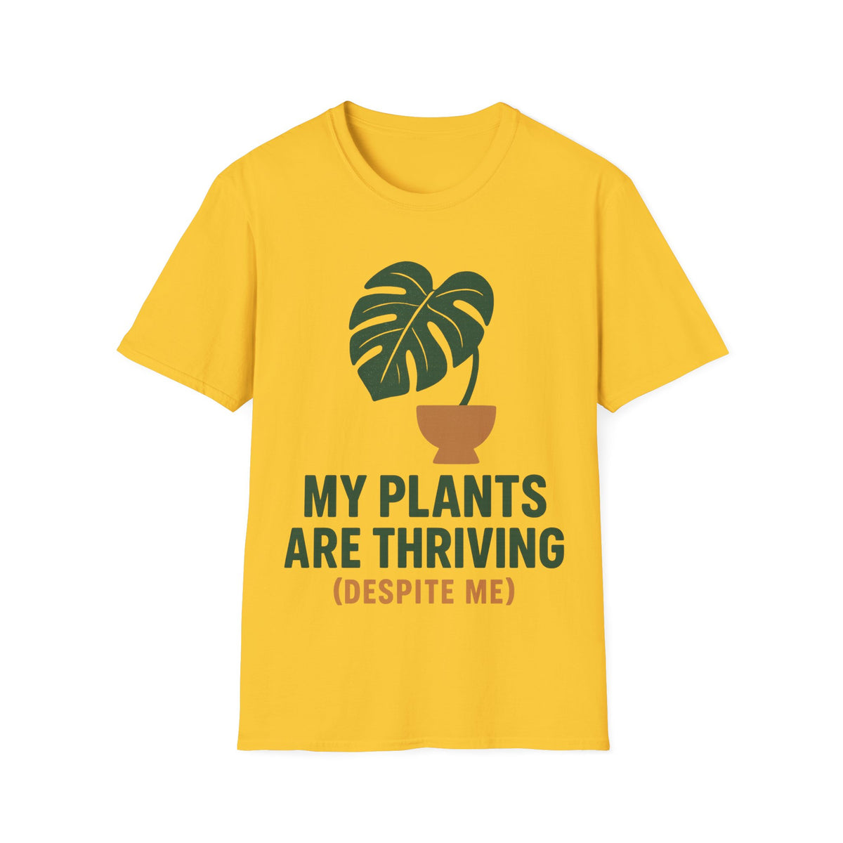 Plant Lover T-Shirt — 'My Plants Are Thriving, Therapy Not' Potted Monstera Tee - Trending Now - September 2026