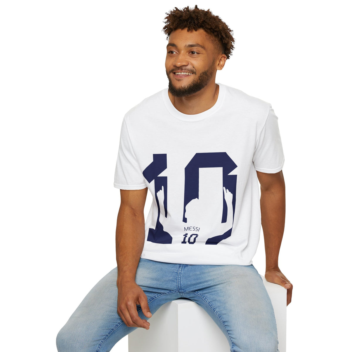 Number 10 Jersey T-Shirt — Retro Athletic Graphic Tee