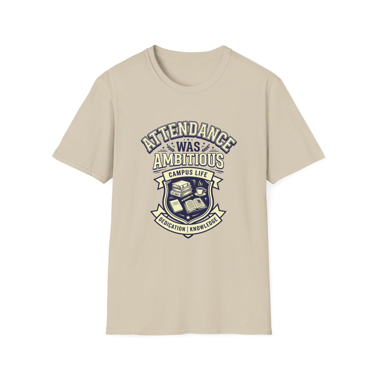 Attendance Ambitious T-Shirt — School Spirit Emblem Tee - Trending Now - August 2026