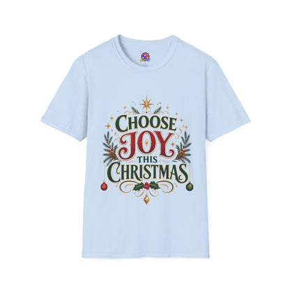 Choose Joy This Christmas T-Shirt — Festive Holiday Graphic Tee