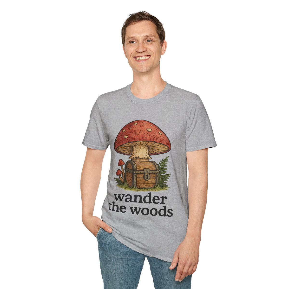 Mushroom Fairy Door T-Shirt — Whimsical Red Toadstool Graphic Tee - Trending Now - September 2026