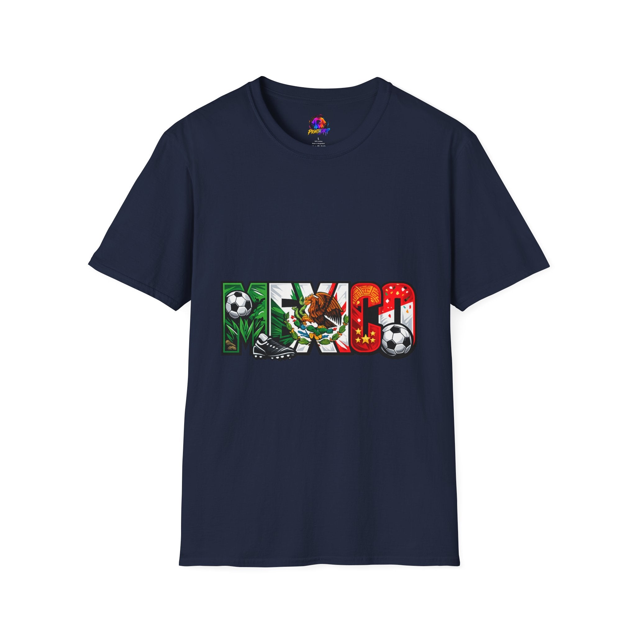 Mexico Soccer T-Shirt — Mexican Flag Football Pride Tee