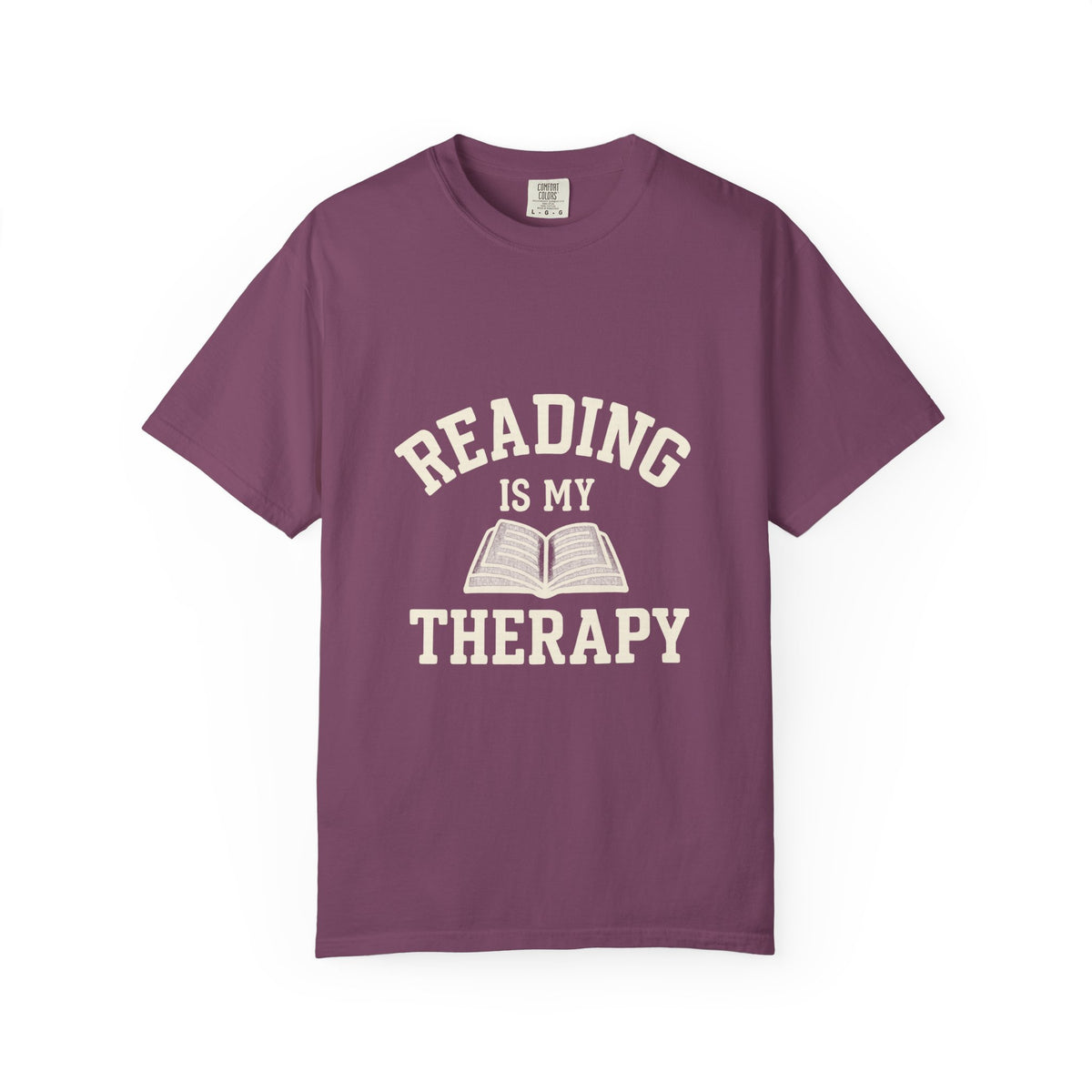 Reading Is My Therapy Book Lover Retro Aesthetic Graphic Tee - Trending Now - October 2026