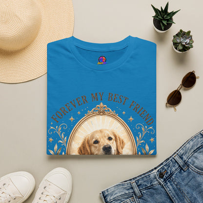 Dog Memorial T-Shirt — "Forever My Best Friend" Personalized Pet Tribute