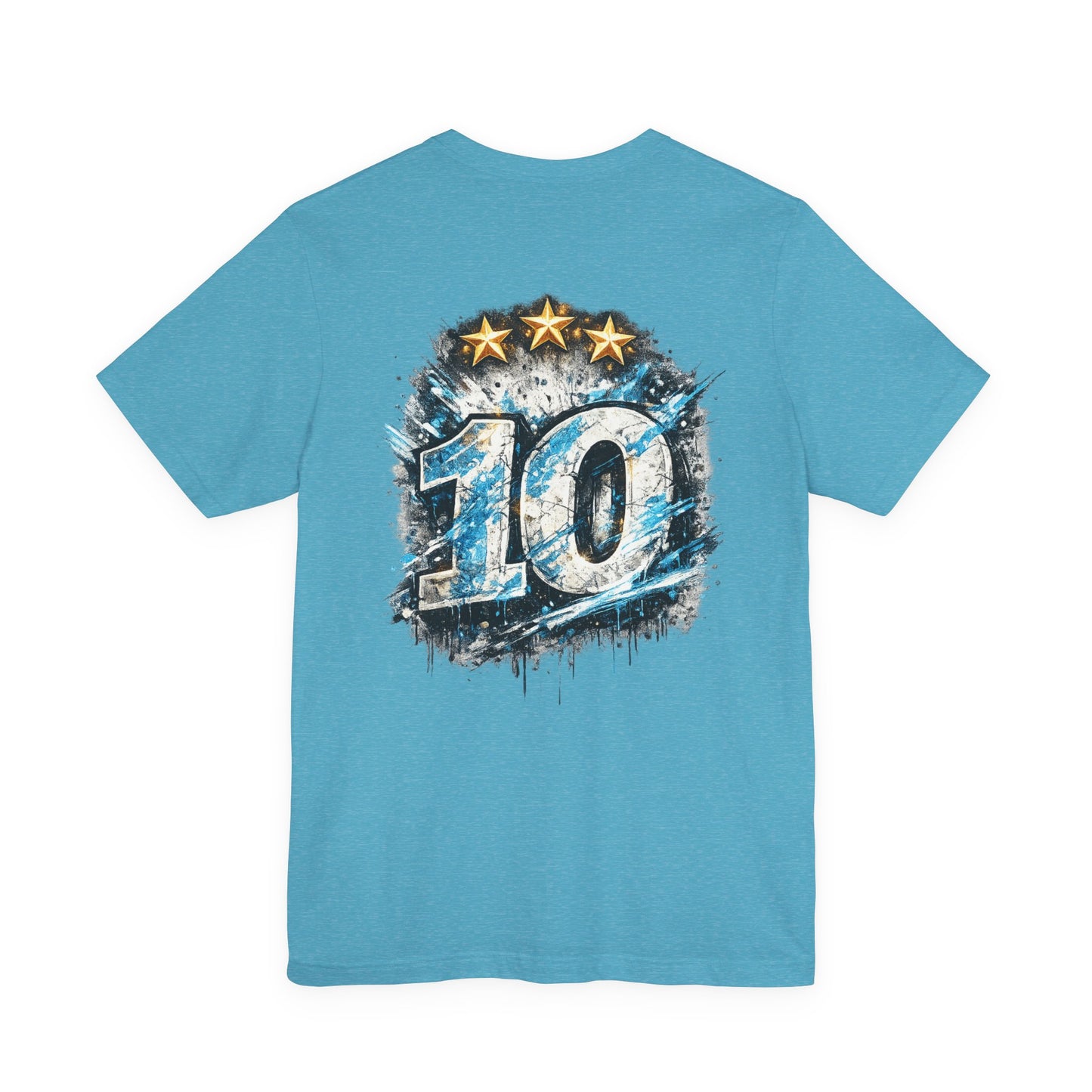 Buenos Aires Nights T‑Shirt — '10' Grunge Graphic Tee - Argentina No. 10