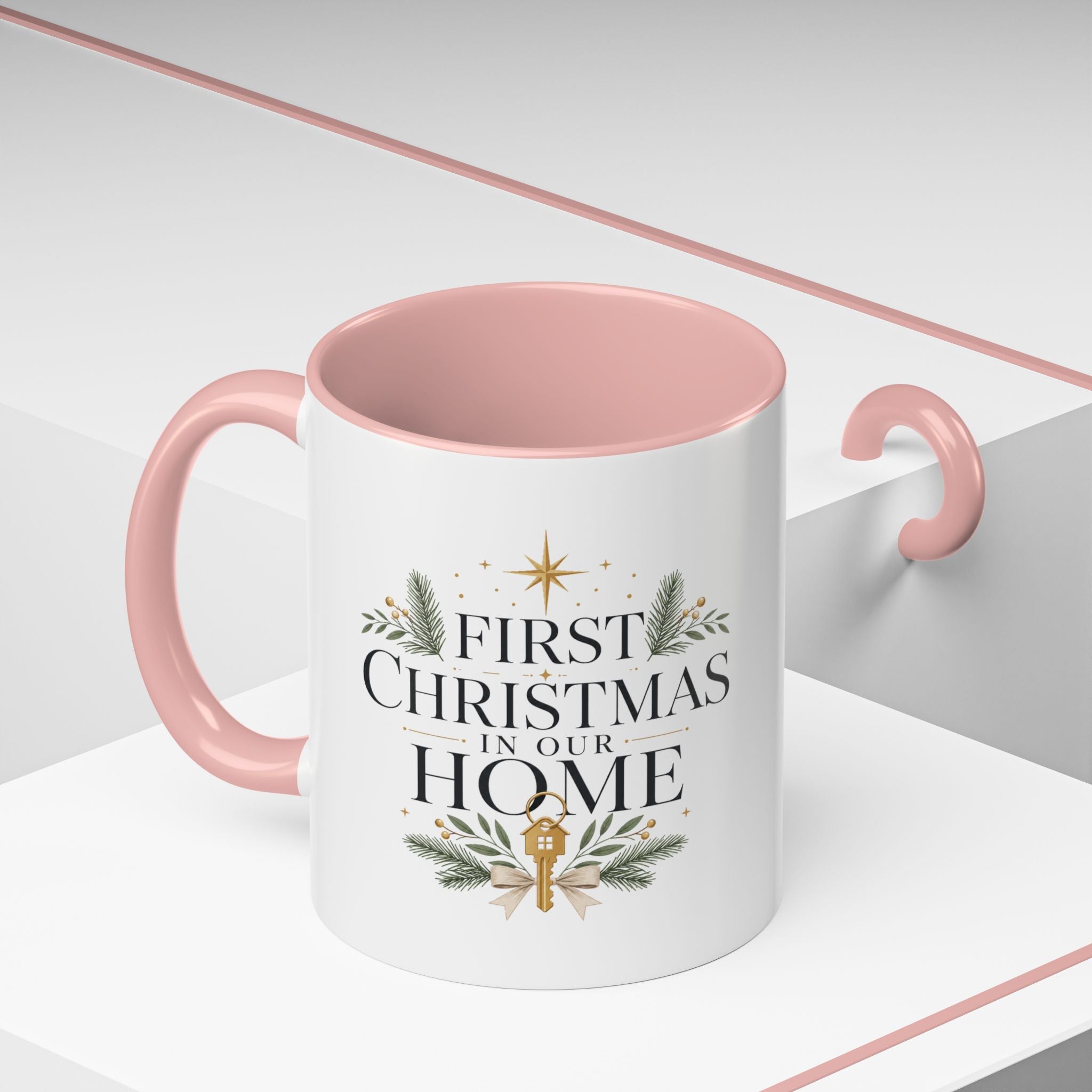 Christmas First Christmas in Our Home Accent Coffee Mug – Holiday Keepsake