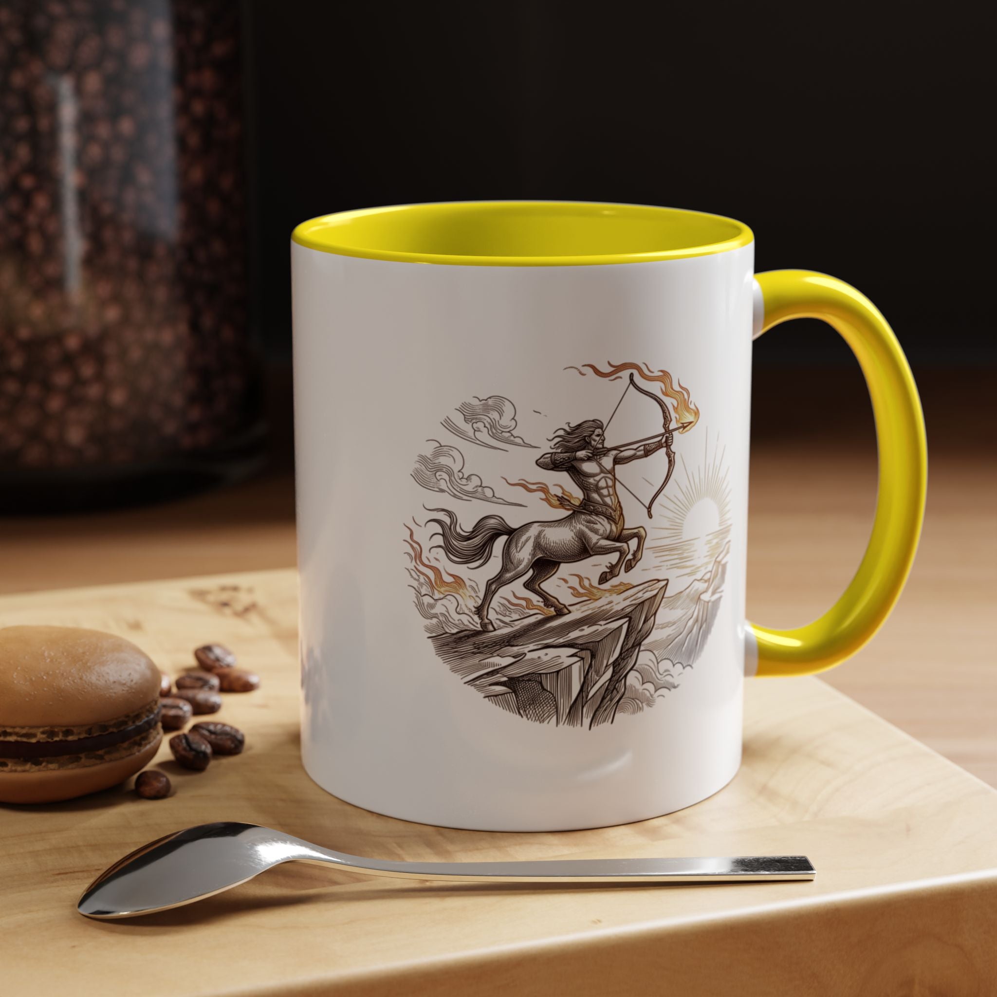 Centaur Archer Coffee Mug — Mythic Sagittarius Design Accent Mug
