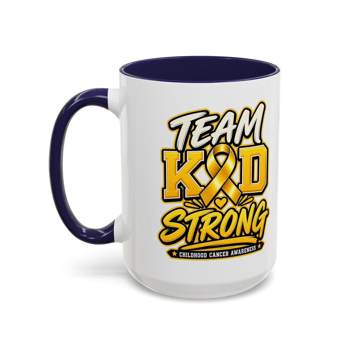 Team KID Strong Childhood Cancer Awareness Coffee Mug