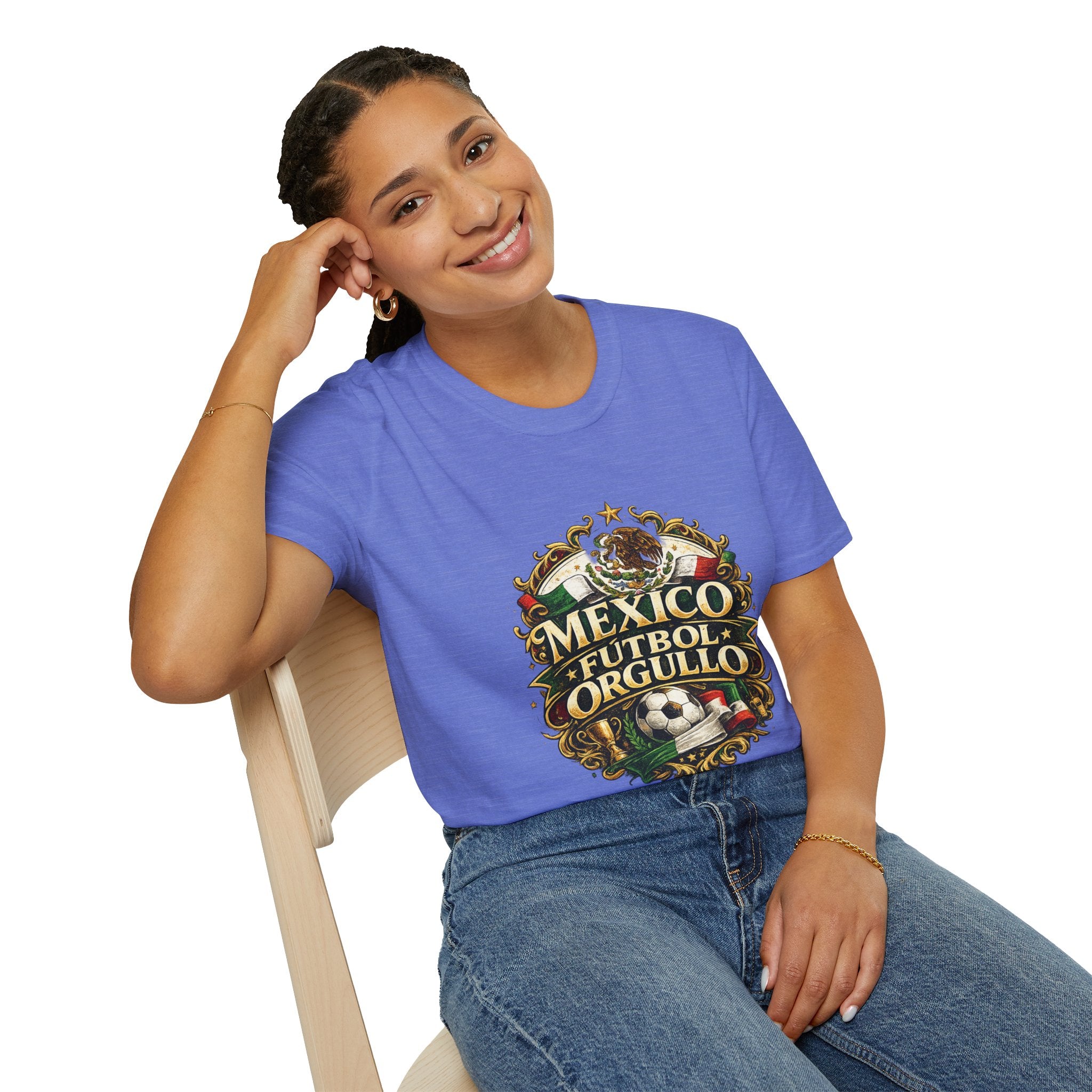 Mexico Fútbol Orgullo T-Shirt — Mexican Soccer Pride Graphic Tee