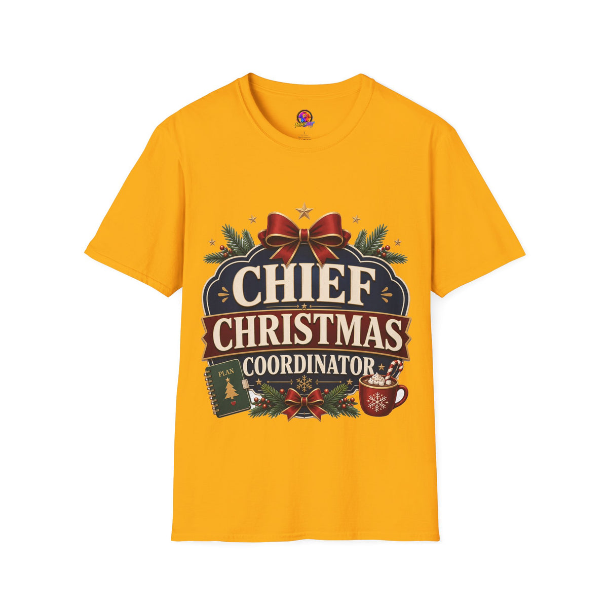 Christmas T-Shirt — "Chief Christmas Coordinator" Holiday Graphic Tee