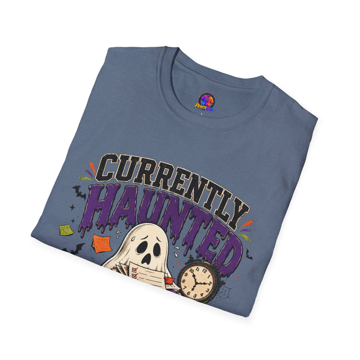 Halloween Currently Haunted Unisex Softstyle T-Shirt