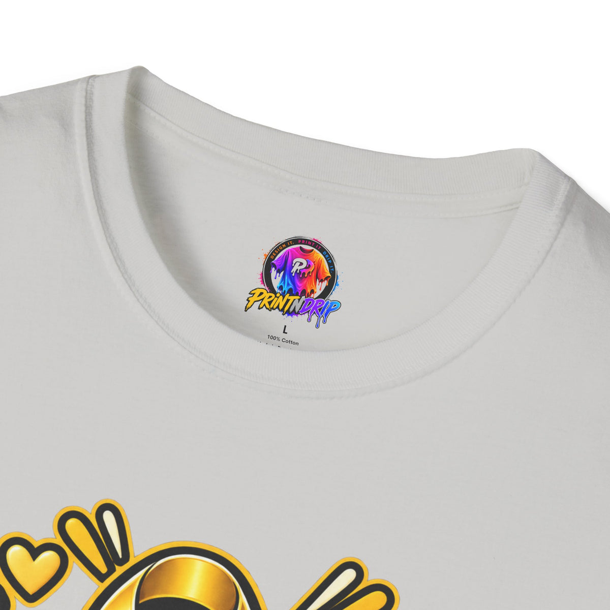 Childhood Cancer Awareness T-Shirt — "Love for the Little Warriors" Yellow Ribbon