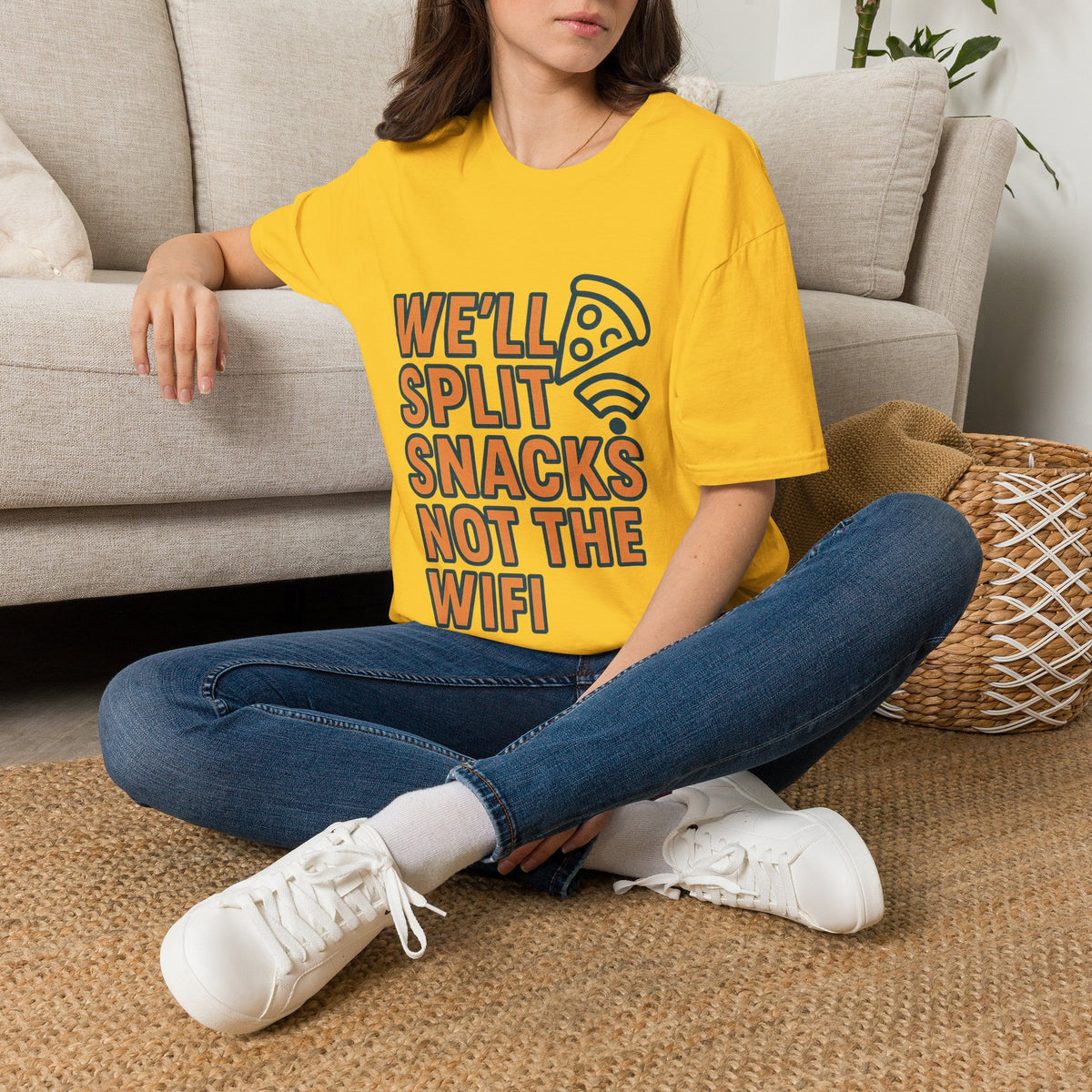 We'll Split Snacks Not The WiFi T-Shirt - Trending Now - August 2026