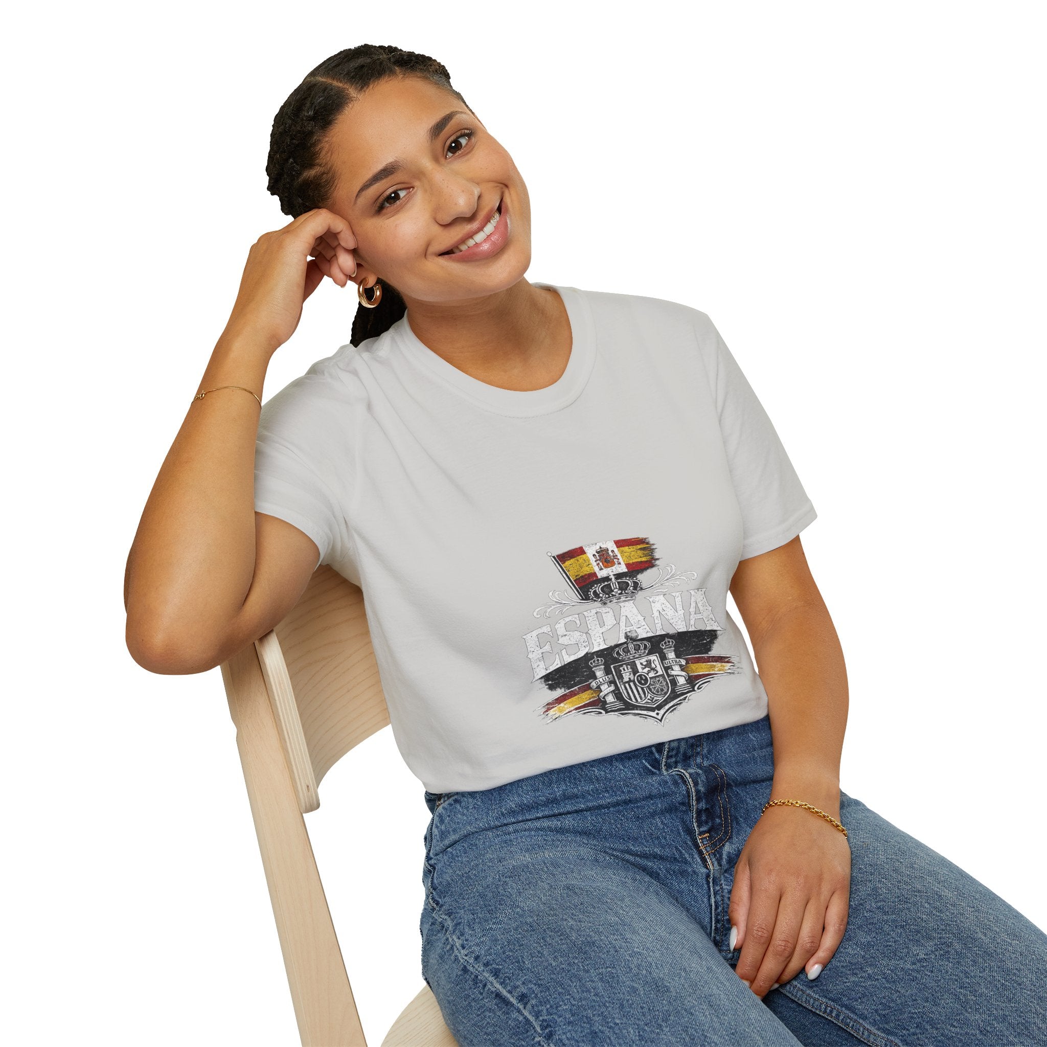 Spain Flag Crest T-Shirt — Spanish Pride Graphic Tee