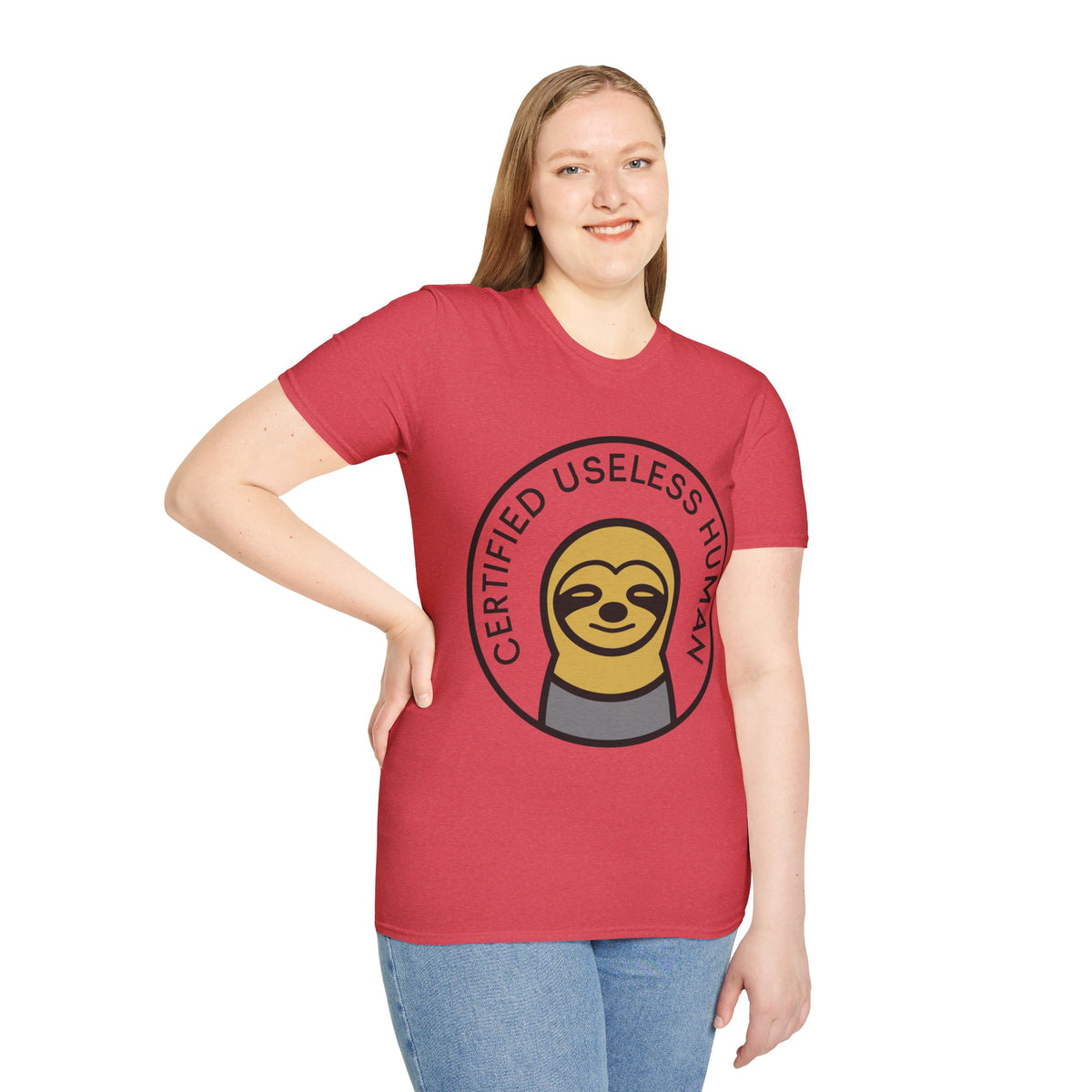 Certified Useless Human Sloth T-Shirt — Funny Lazy Sloth Graphic Tee - Trending Now - August 2026