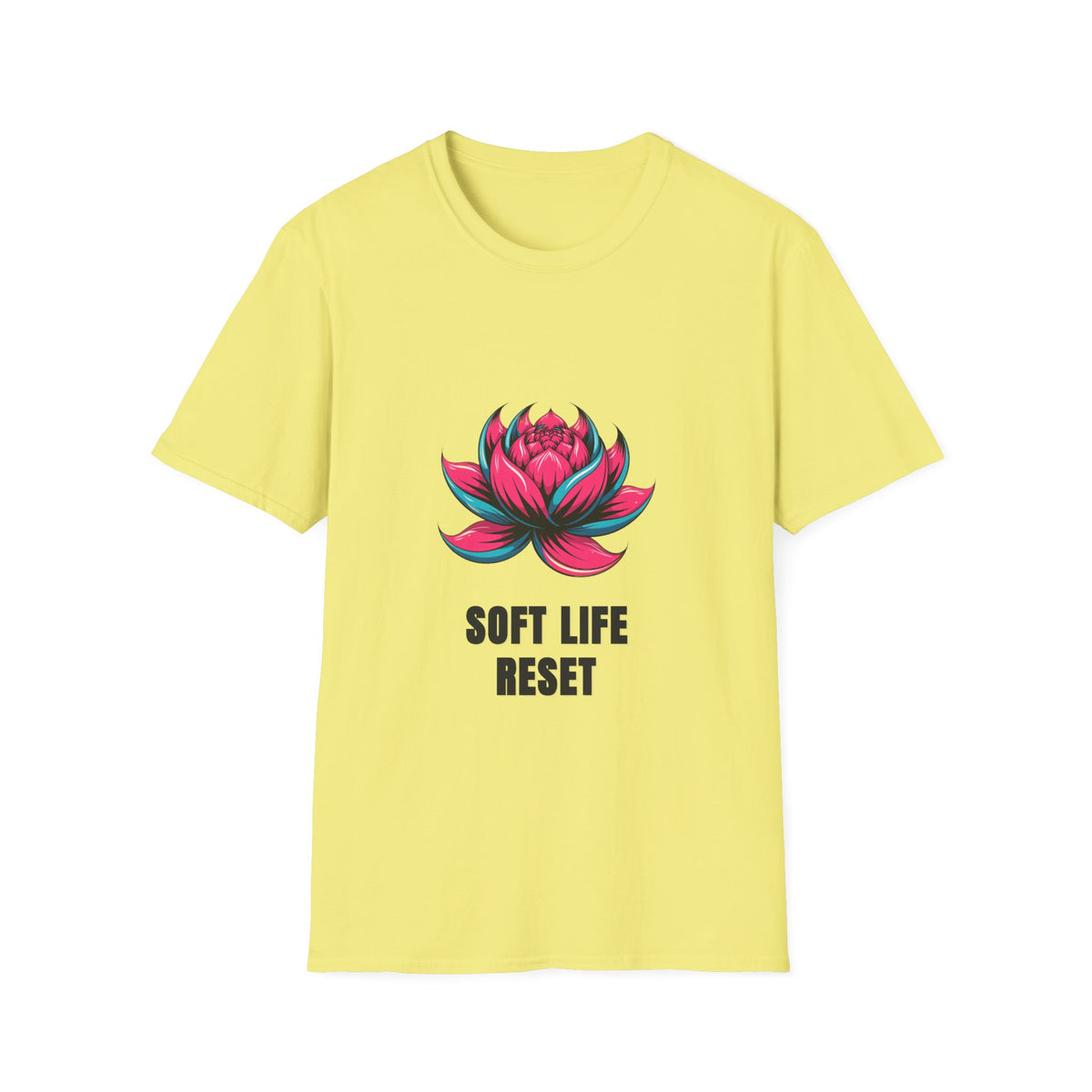 Lotus Graphic T-Shirt — 'Soft Life Reset' Relaxed Tee - Trending Now - August 2026
