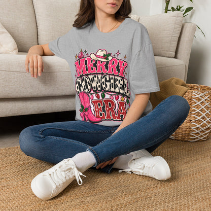 Merry Cowgirl Christmas T-Shirt