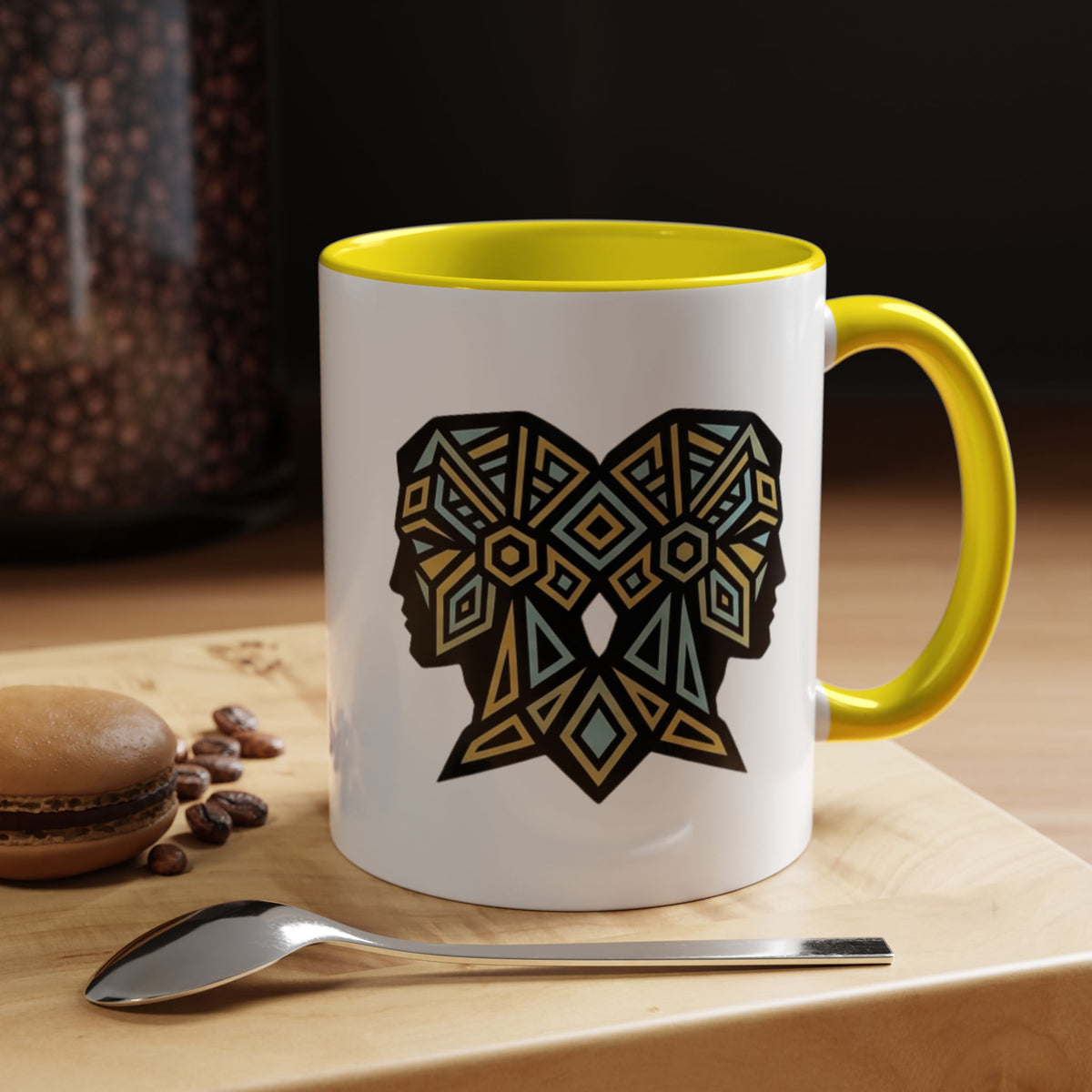 Gemini Zodiac Accent Coffee Mug