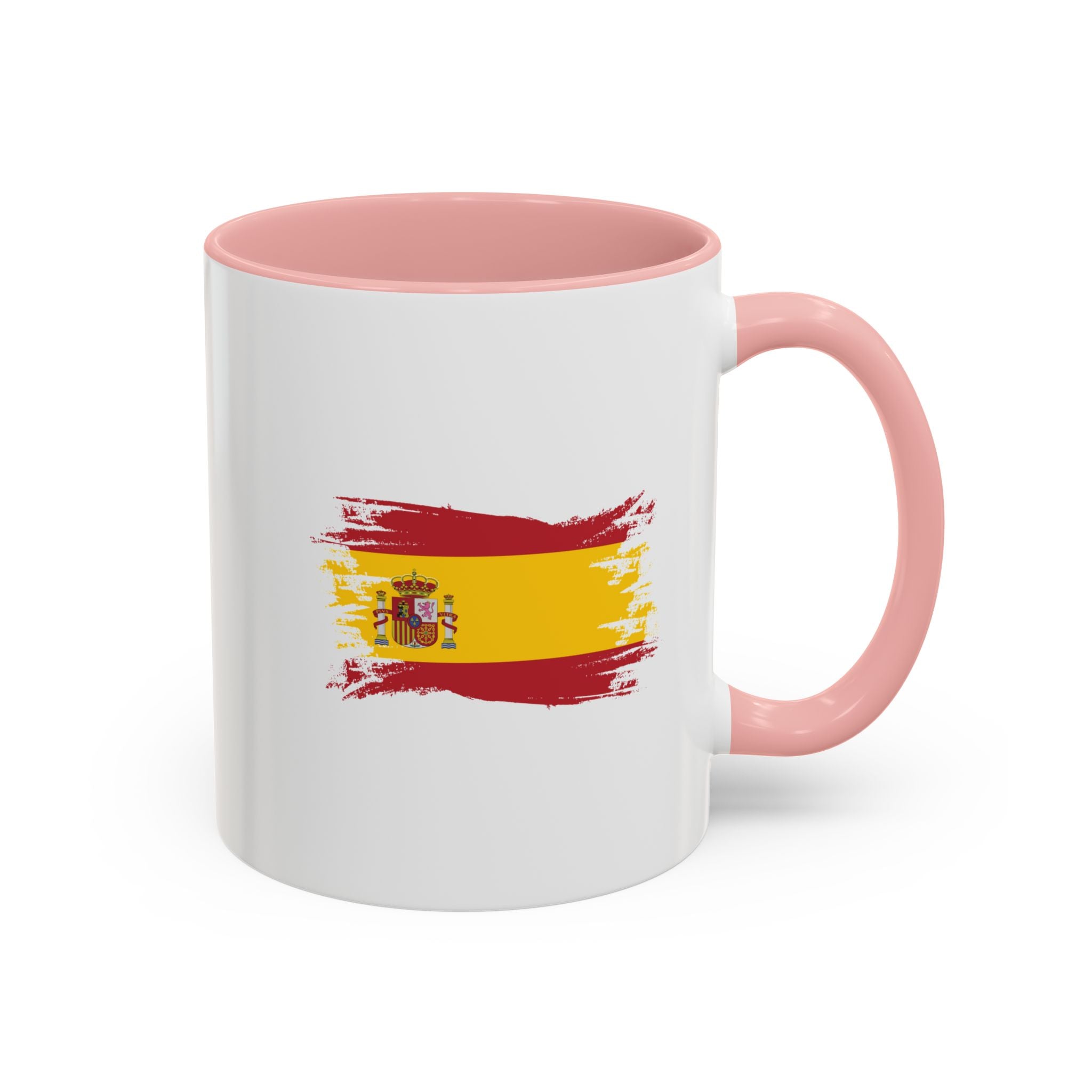 Spain Flag Coffee Mug — Spanish Brushstroke Accent Mug