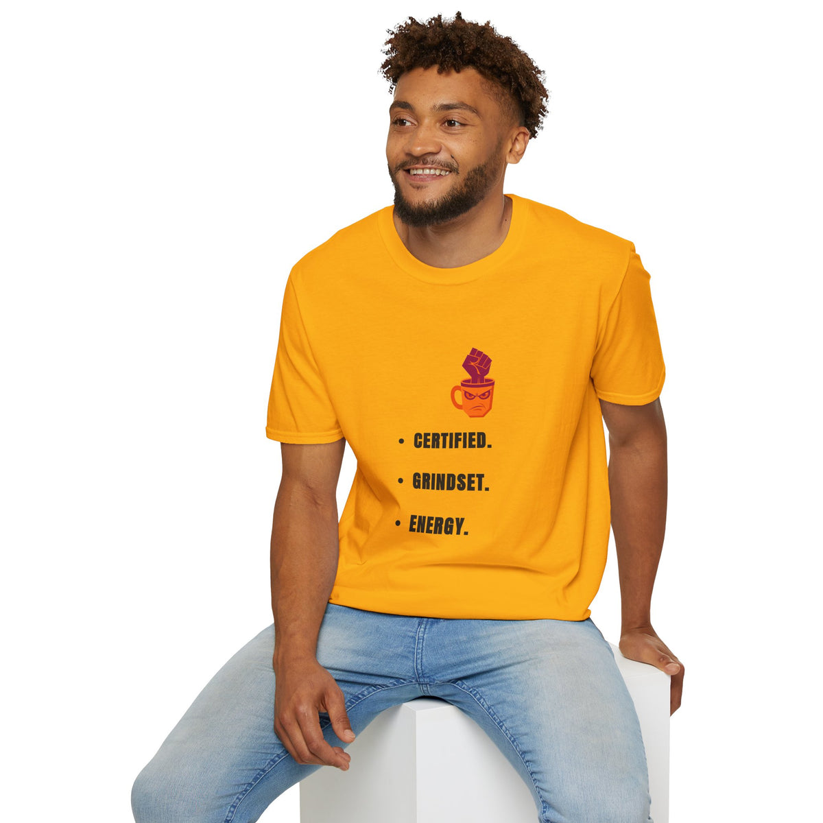 Certified Mindset Tee — "Certified. Mindset. Energy." Motivational Graphic T-Shirt - Trending Now - September 2026