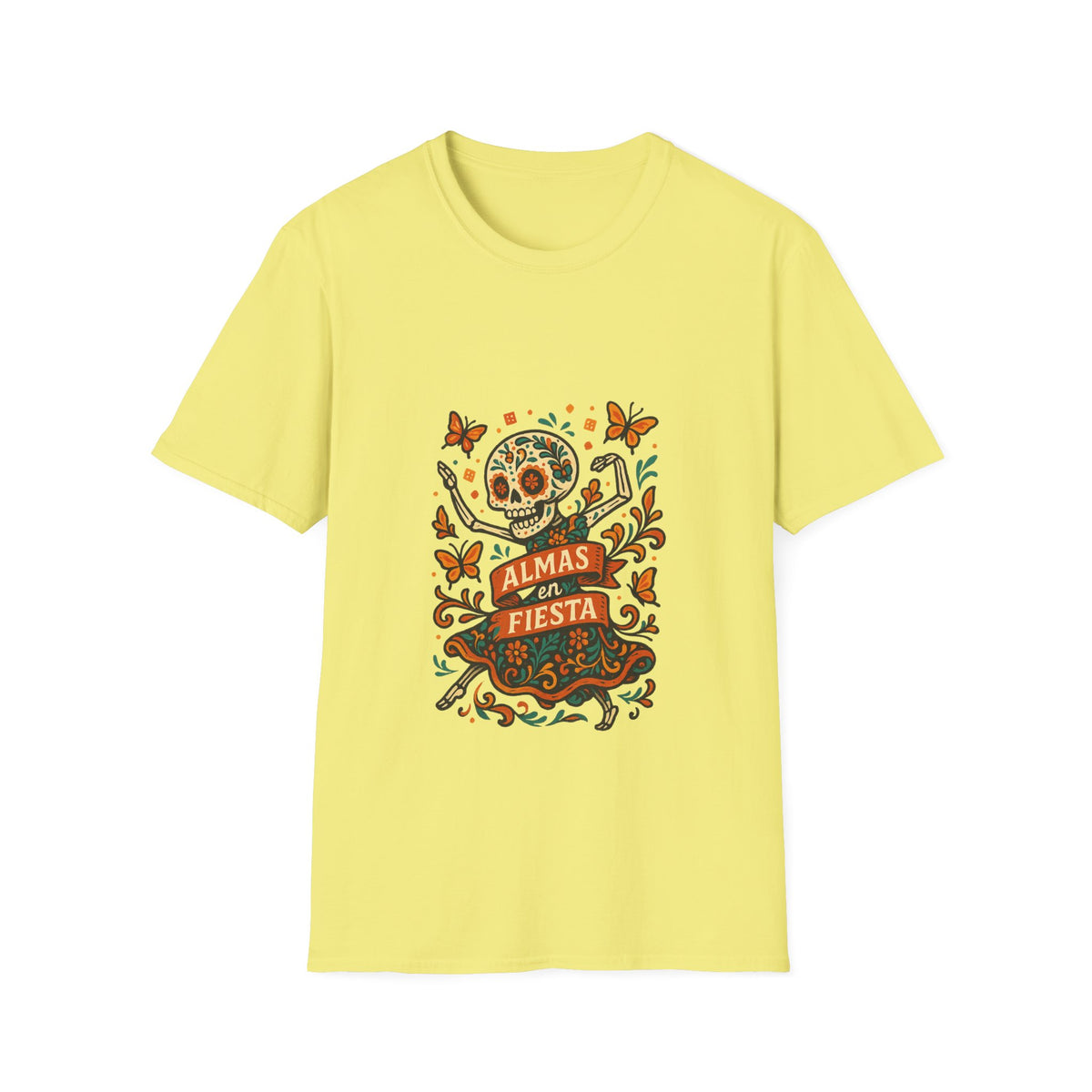 Day of the Dead Fiesta T-Shirt — Calavera Skull with 'Día de Fiesta' Design - Trending Now - October 2026