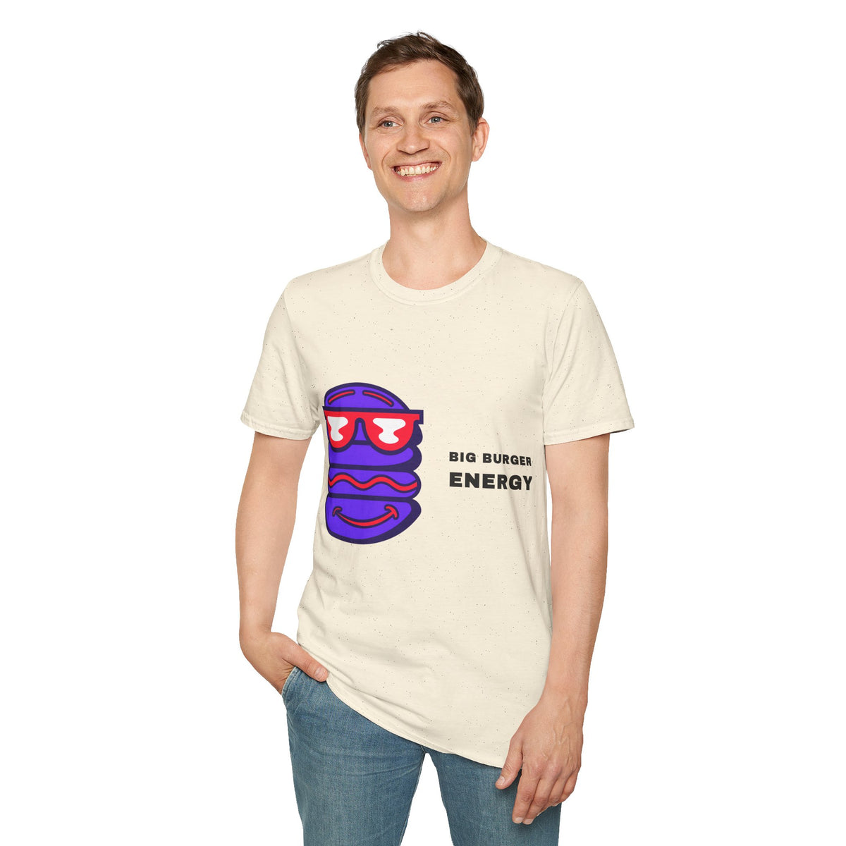 Big Bubbly Energy T-Shirt — Fun Sunglasses Emoji Graphic Tee - Trending Now - September 2026