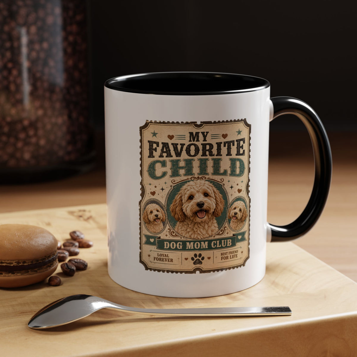 Milo Bailey Dog Dad Mom My Favorite Child Dog Mom Coffee Mug — Funny Dog Mom Gift