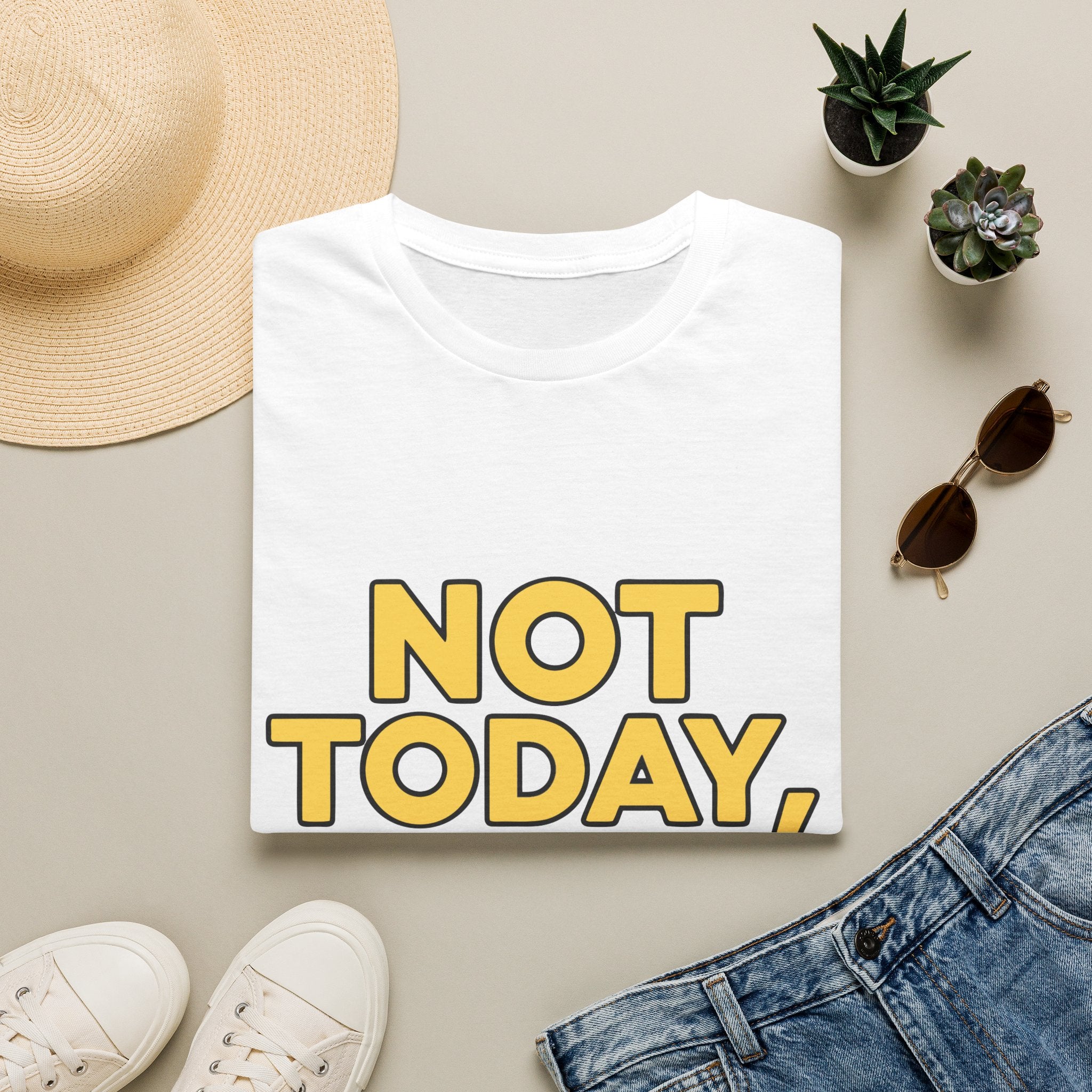 Not Today I'm Napping Sleeping Cat T-Shirt - Funny Lazy Animal Graphic Tee - Trending Now - September 2026