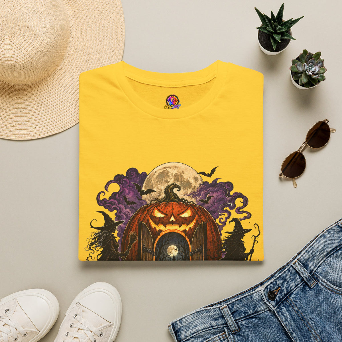 Halloween The Moon Is Full Unisex Softstyle T-Shirt