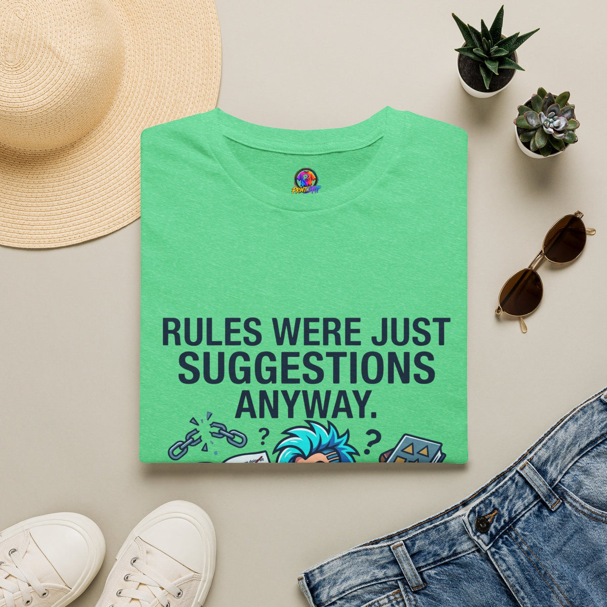 Aquarius Zodiac T‑Shirt — "Rules Were Just Suggestions Anyway" Graphic Tee