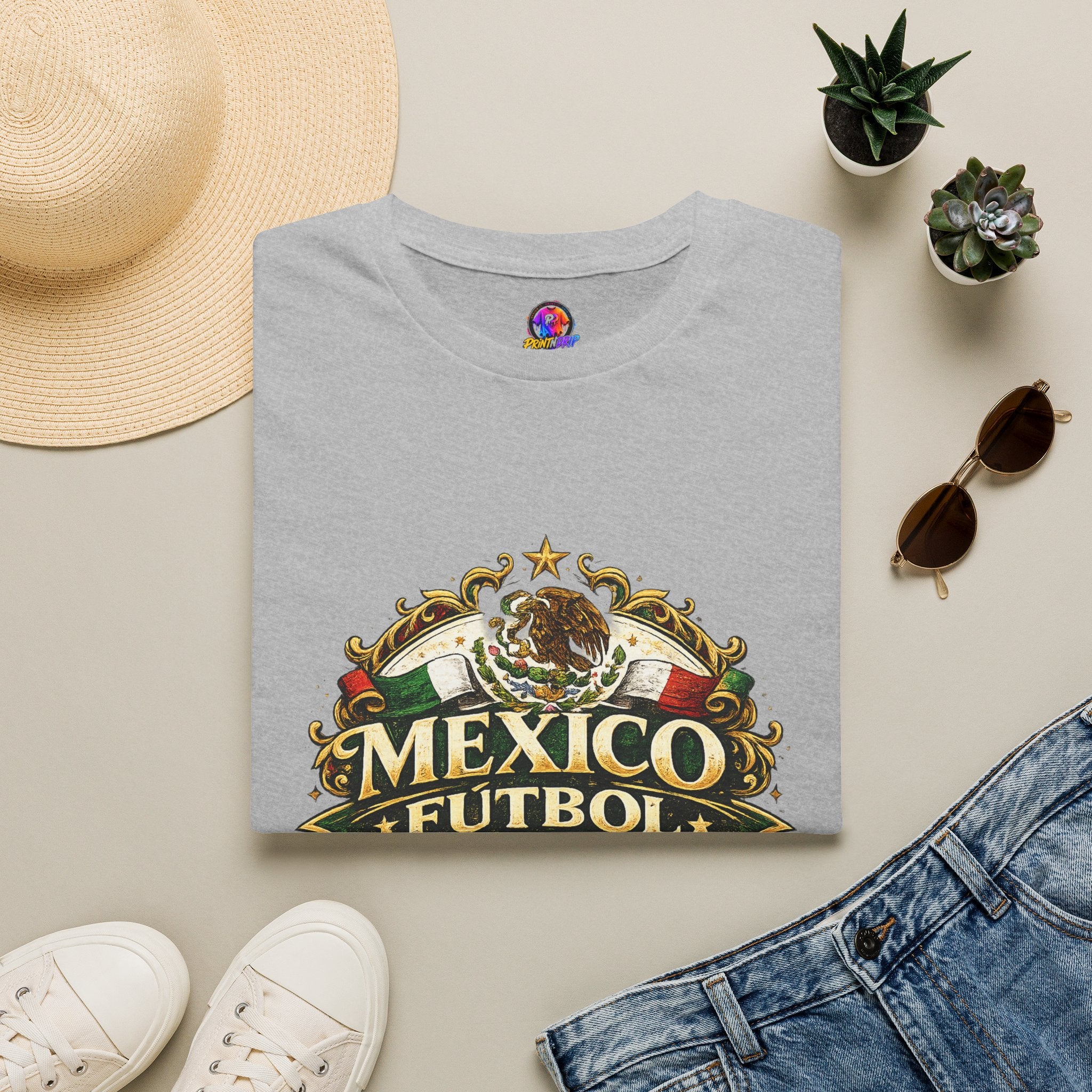 Mexico Fútbol Orgullo T-Shirt — Mexican Soccer Pride Graphic Tee