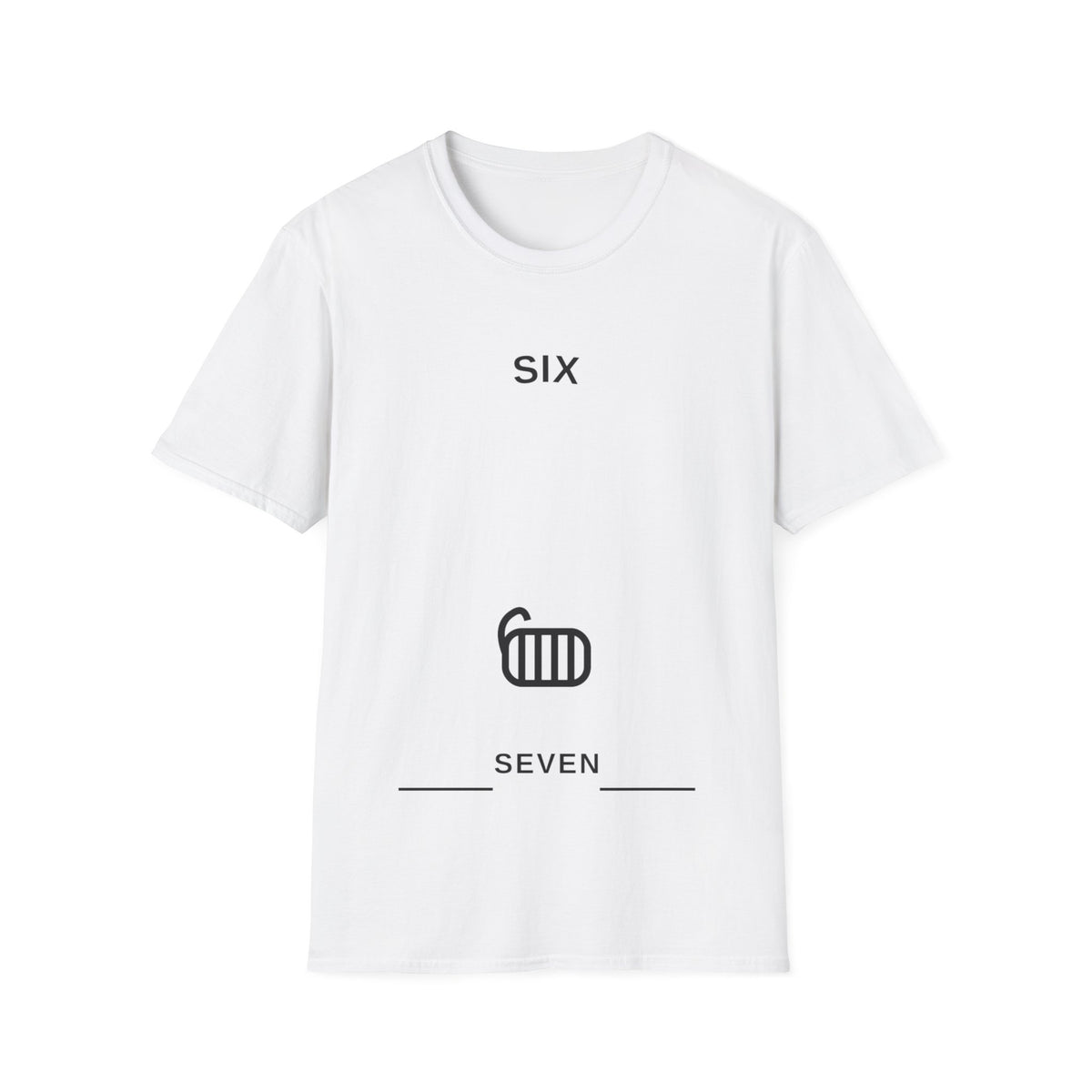 Six Seven Jail Bars T-Shirt - Minimalist Graphic Quote Tee - Trending Now - September 2026