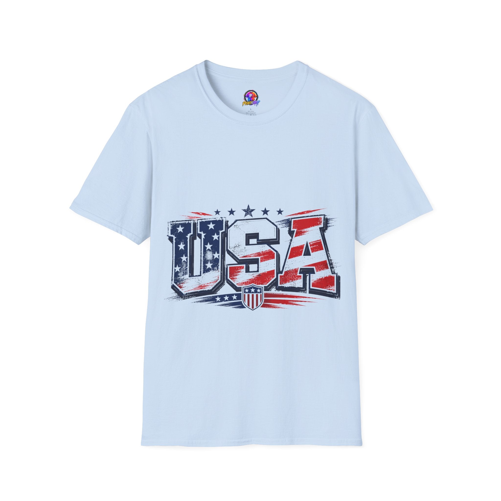 USA Flag Graphic T-Shirt — Patriotic American Pride Tee