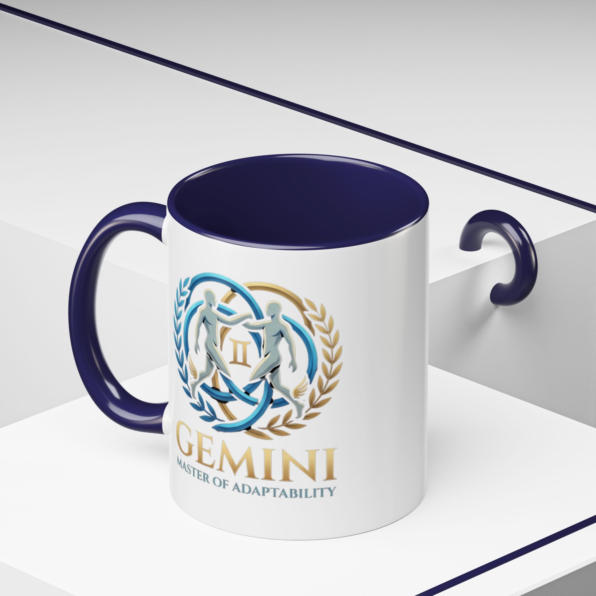 Gemini Zodiac Coffee Mug — 'Master of Adaptability' Accent Mug (11/15oz)