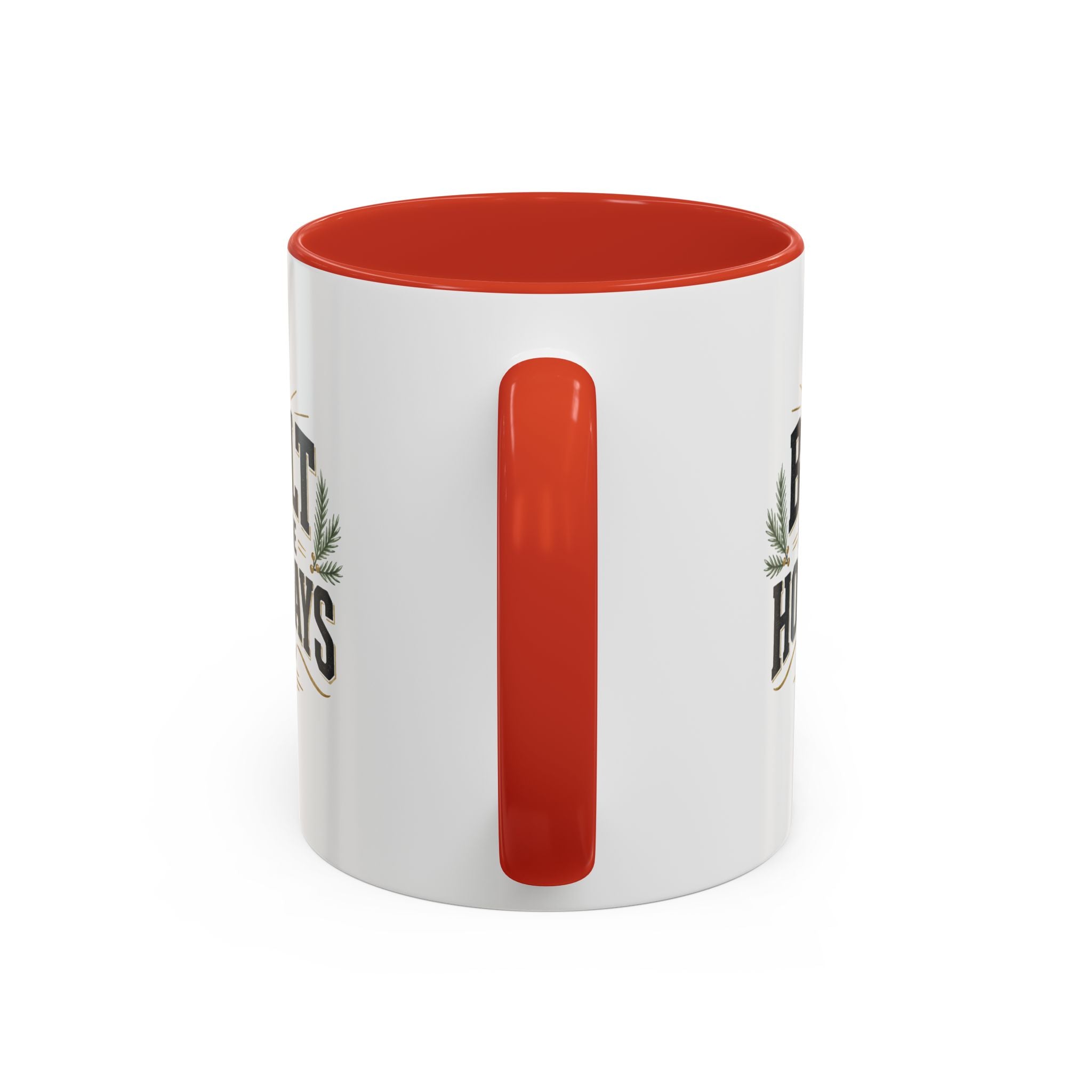 Christmas Built for the Holidays Accent Coffee Mug – Holiday Workshop Coffee Cup
