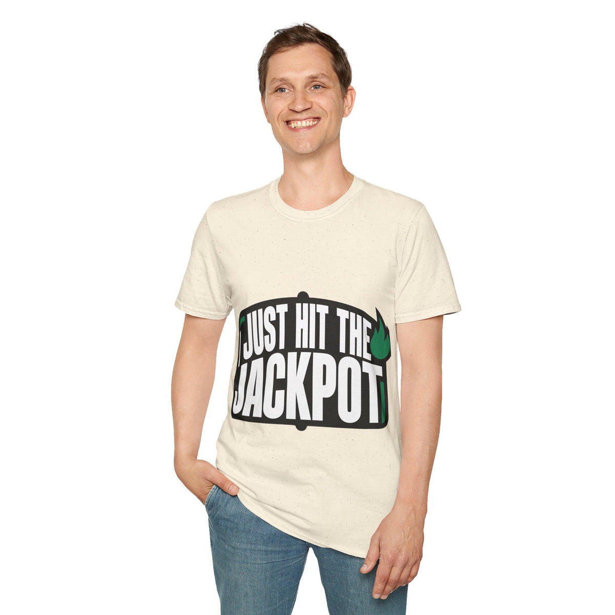 I Just Hit the Jackpot T-Shirt — Casual Lucky Win Graphic Tee- Trending Now - September 2026