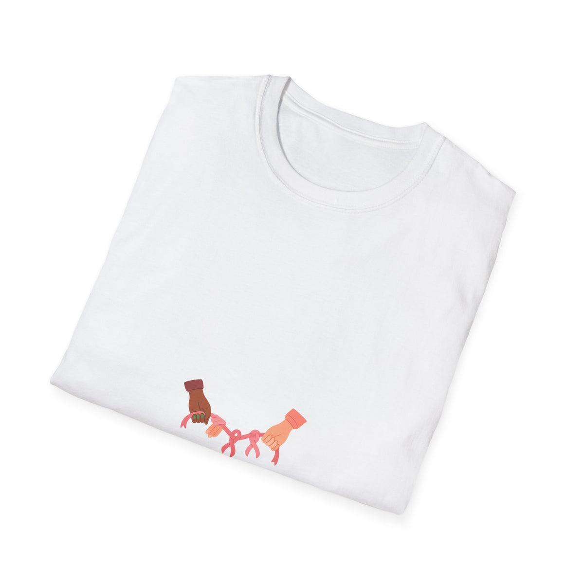 Linked In Pink Stronger By Hand T-Shirt, Breast Cancer Support Dog Lover Tee - Trending Now - September 2026