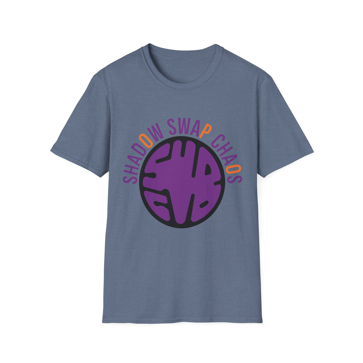 T-Shirt — "Shadow Swap Chaos" Purple Brain Graphic Tee - Trending Now - August 2026