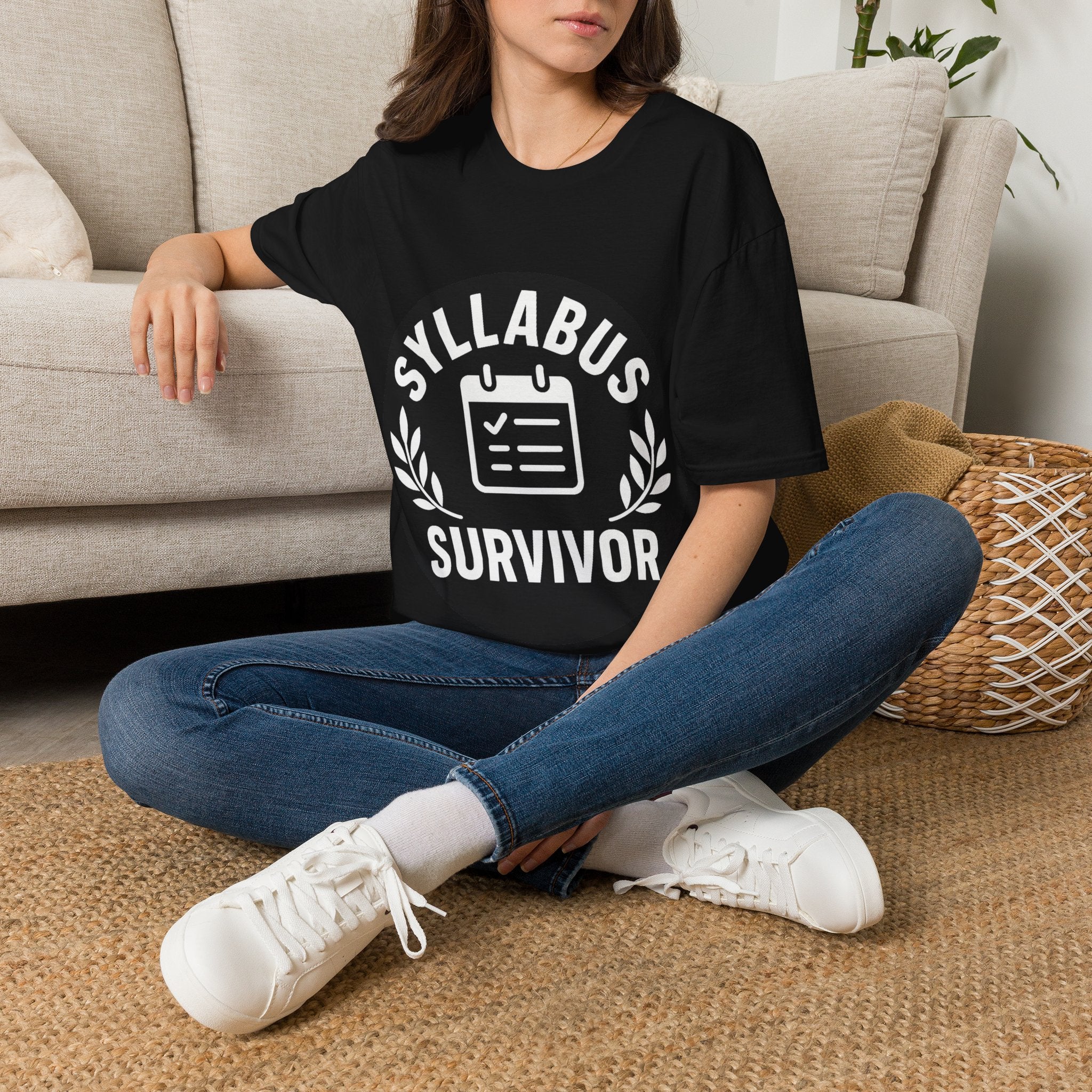 Syllabus Survivor T-Shirt — Funny College Student Tee for Finals & Graduation - Trending Now - August 2026 Trends - Back To  School