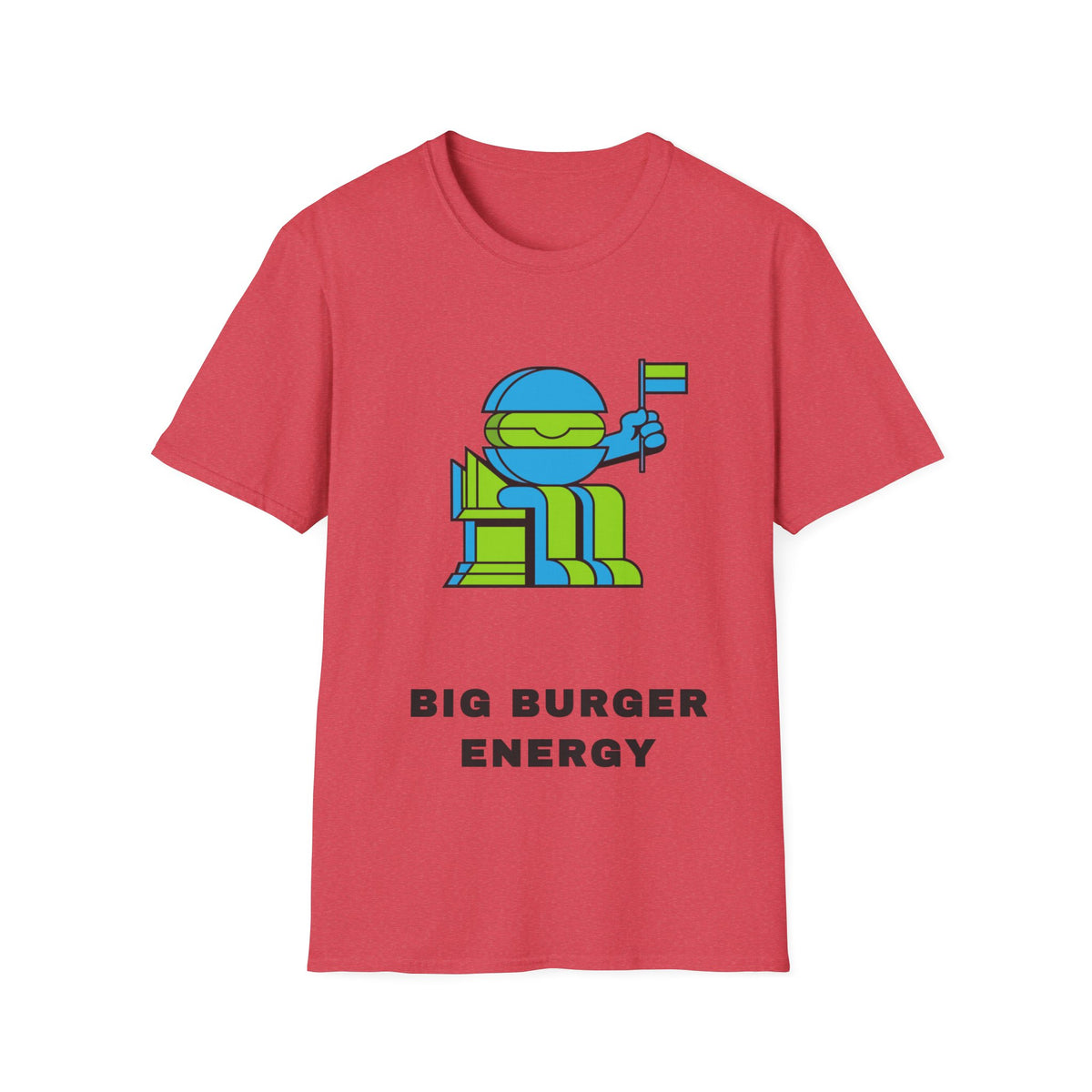 Big Burger Energy T-Shirt — Cute Retro Robot Graphic Tee - Trending Now - September 2026