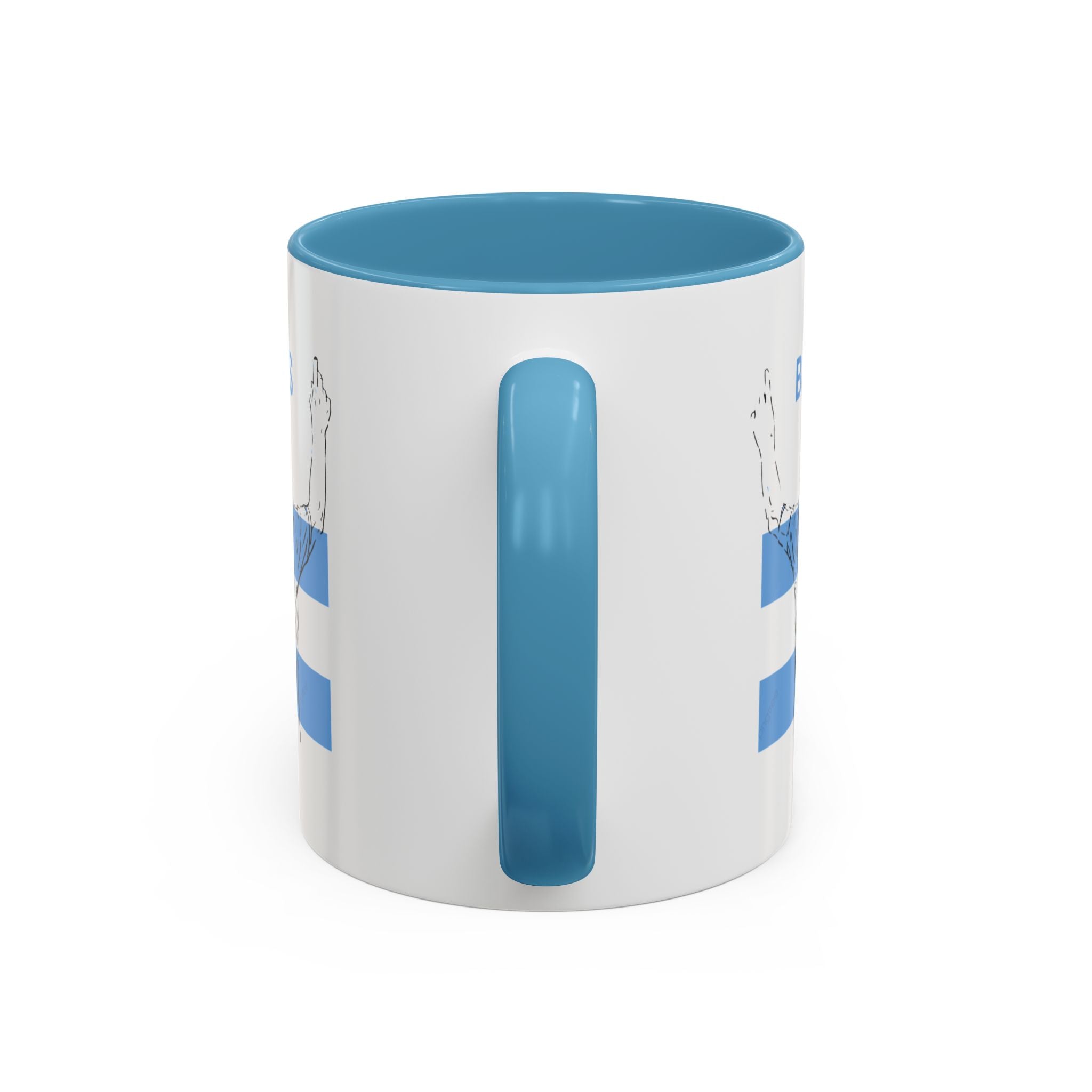 Boss Soccer Player Accent Coffee Mug —