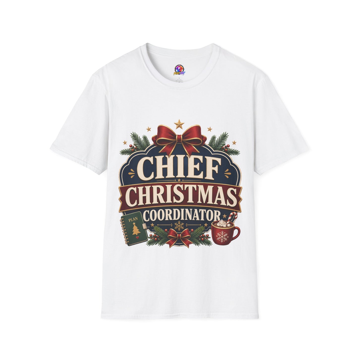 Christmas T-Shirt — "Chief Christmas Coordinator" Holiday Graphic Tee