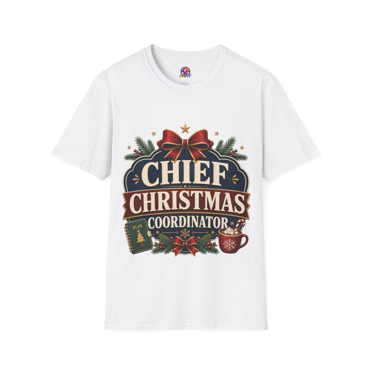 Christmas T-Shirt — "Chief Christmas Coordinator" Holiday Graphic Tee