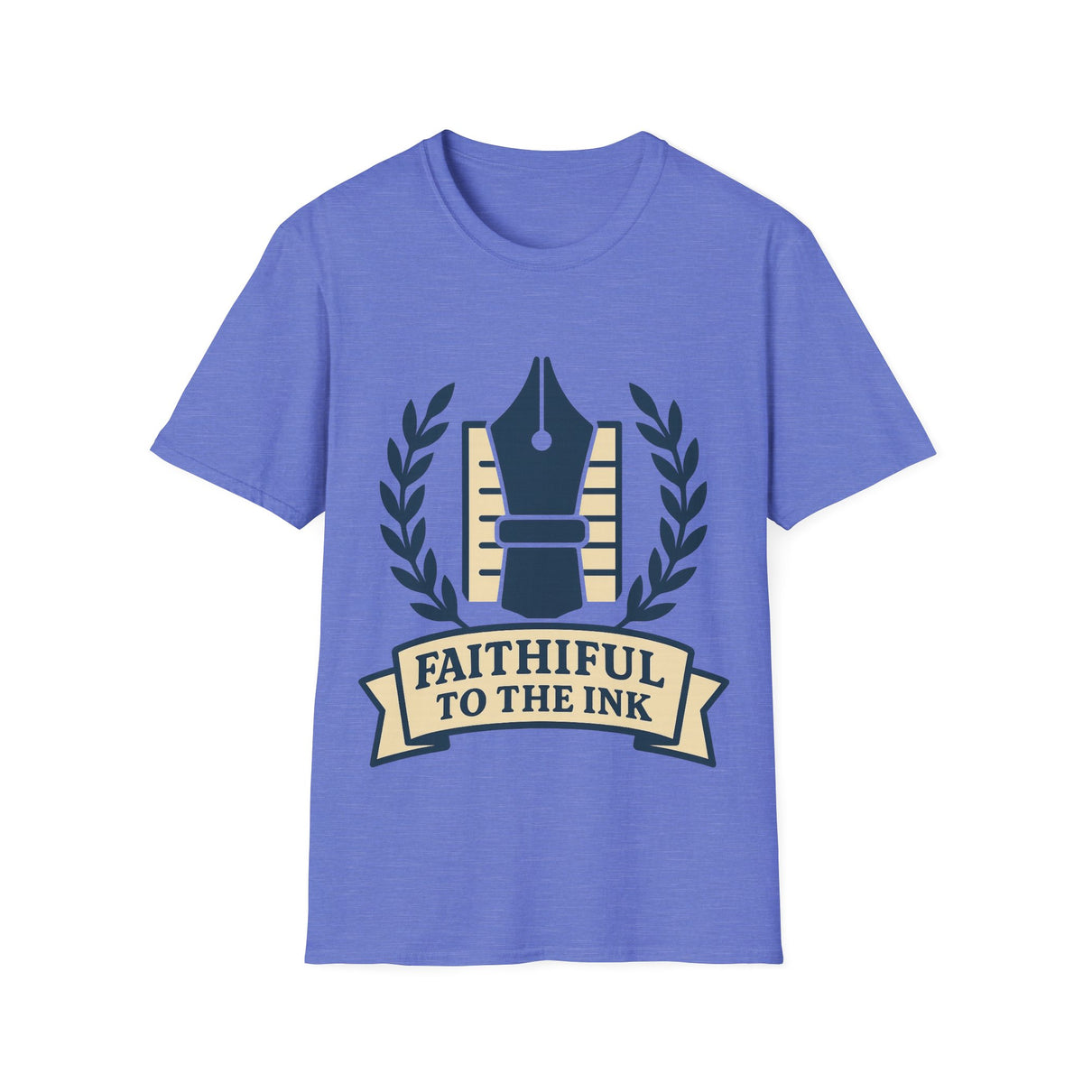"Faithful To The Ink" Vintage Fountain Pen Tee | Retro Author Writer T-Shirt - Trending Now - September 2026