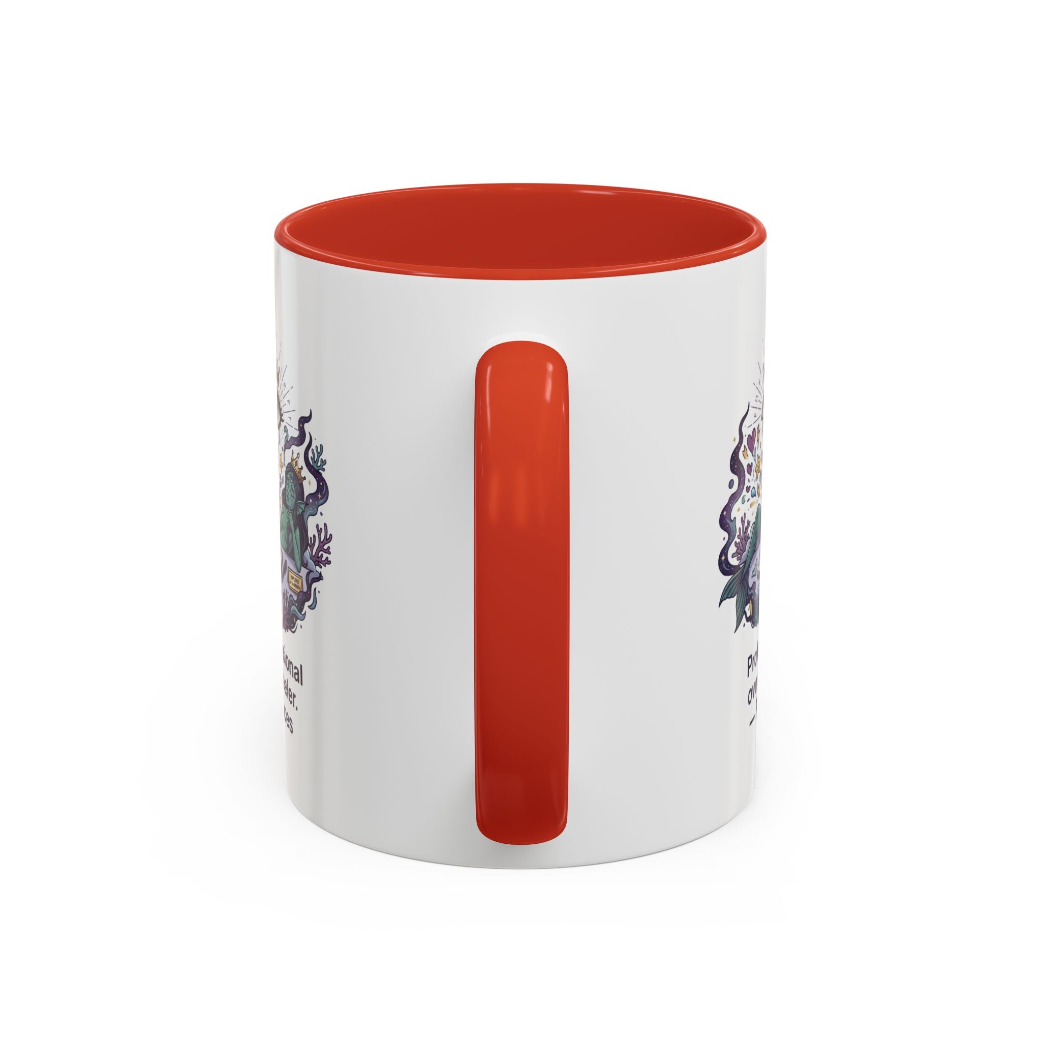 Pisces Coffee Mug — "Professional Over-feeler" Zodiac Accent Mug (11/15oz)