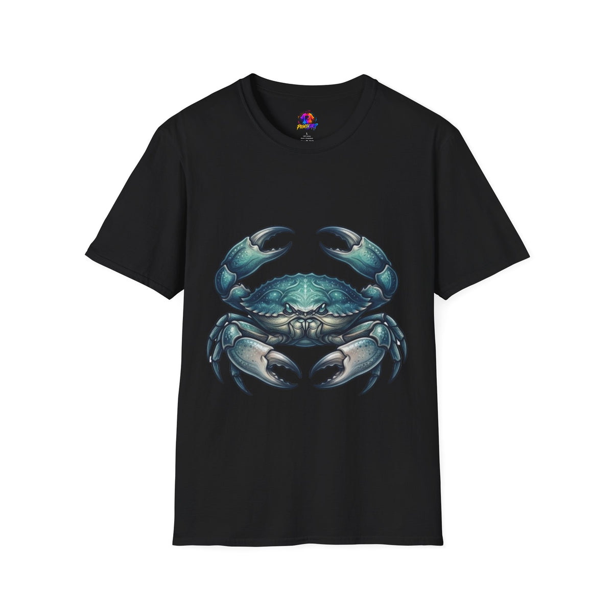 Crab Graphic T-Shirt — Coastal Sea Creature Tee