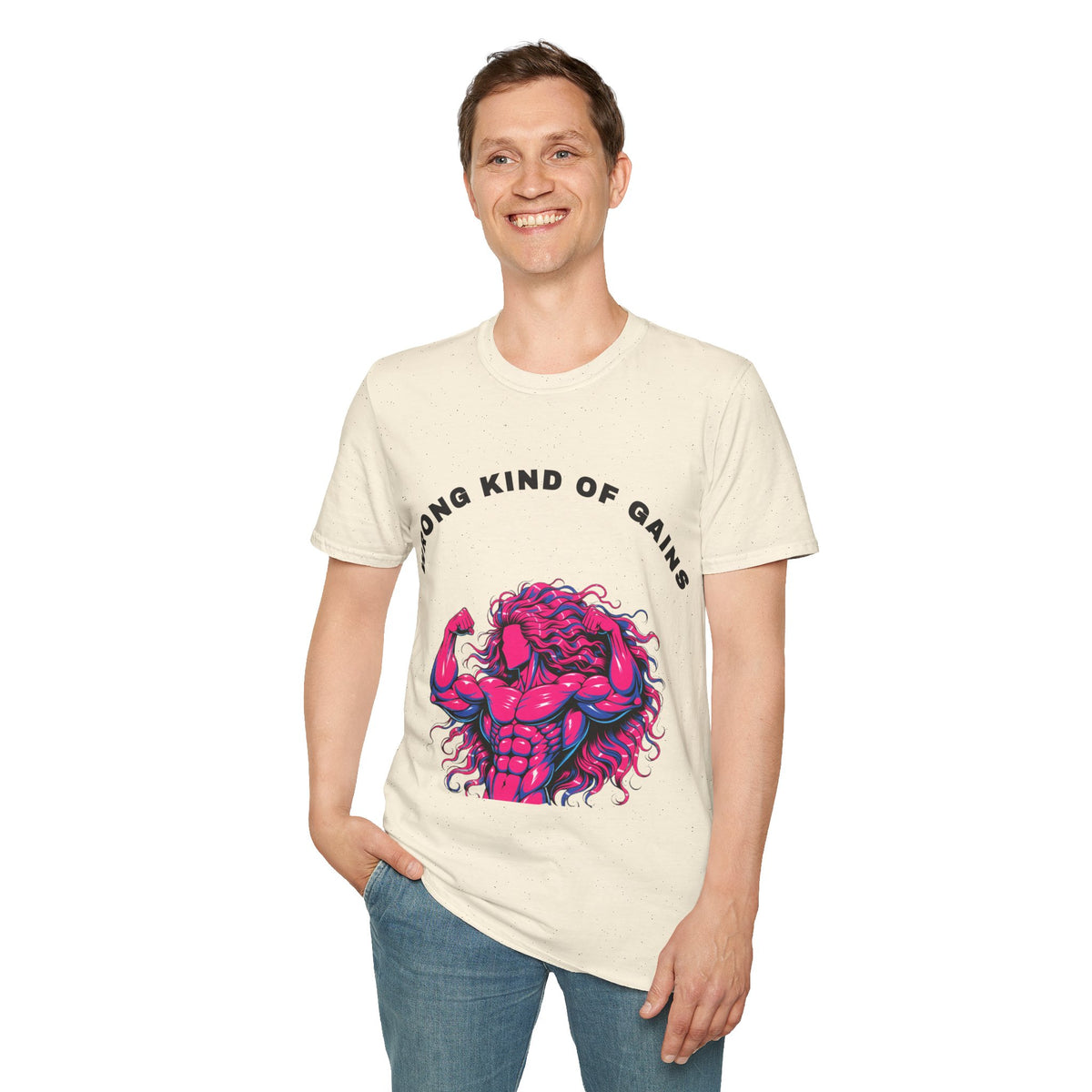 T-Shirt — "Wrong Kind of Gains" Muscle Monster Graphic Tee - Trending Now - September 2026
