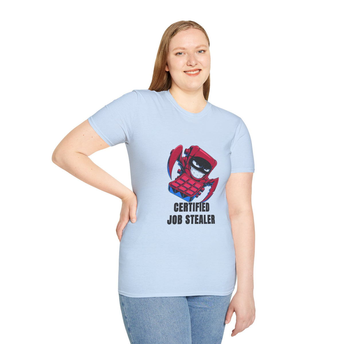 Certified Job Stealer T-Shirt — Funny Cartoon Ninja Heist Tee - Trending Now - August 2026