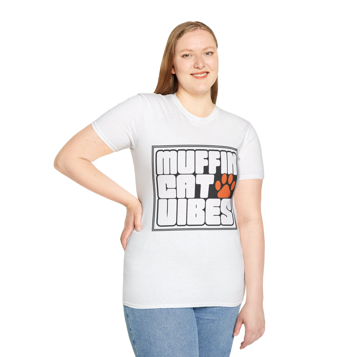 Muffin Cat Vibes T-Shirt — Retro Paw Print Cat Lover Tee - Trending Now - August 2026